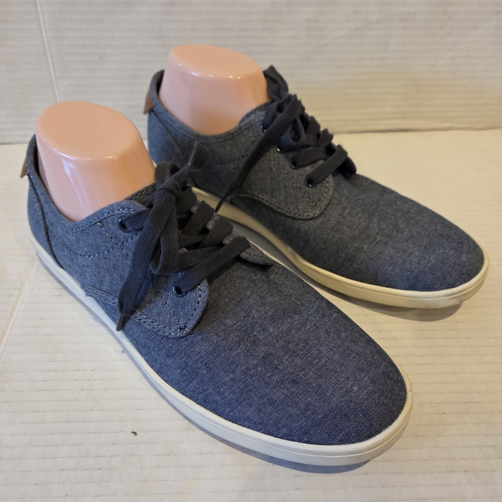 Mens Steve Madden Denim Shoes fenta Lace Up Size 9m Size 9